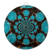 Creëer Uw eigen blauwe lampjes Kaleidoscoop Dartbord (Voorkant)