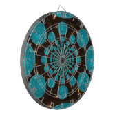 Creëer Uw eigen blauwe lampjes Kaleidoscoop Dartbord (Voorkant Links)