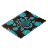 Creëer Uw eigen blauwe lampjes Kaleidoscoop Notitieboek (Linkerzijde)