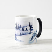 Creëer Uw eigen Blauwe Majestic Herten Magische Mok (Voorkant rechts)