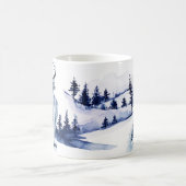 Creëer Uw eigen Blauwe Majestic Herten Magische Mok (Center)