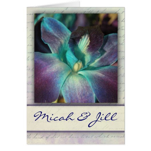 Creëer uw eigen blauwe orchidee (Voorkant)