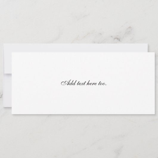 Creëer Uw Eigen Blauwe Uitnodigingen van het (Achterkant)