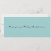 Creëer Uw Eigen Blauwe Uitnodigingen van het (Voorkant)