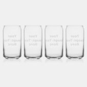 Creëer Uw eigen Blikvorm Glas (Achterkant)