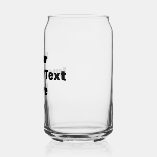 Creëer Uw eigen Blikvorm Glas (Links)