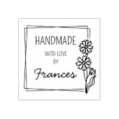 Creëer Uw Eigen Bloemen Handgemaakte Rubber Stamp Rubberstempel (Afrduk)