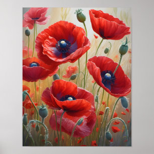 Creëer Uw eigen bloemenbloesem Wall Art Print