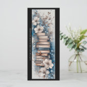 Creëer Uw eigen Bloemenboek Stack Bladwijzer Kaart (Staand voorkant)