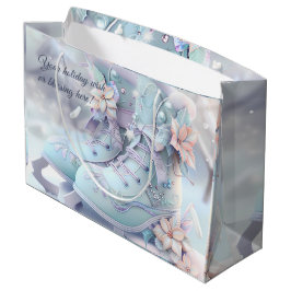 Creëer uw eigen bloemenkerst Schaatsen Groot Cadeauzakje