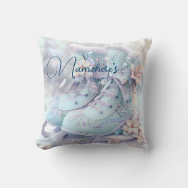 Creëer uw eigen bloemenkerst Schaatsen Kussen