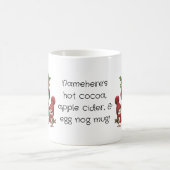 Creëer uw eigen bloemenkerstplaid kaboutervogel magische mok (Center)