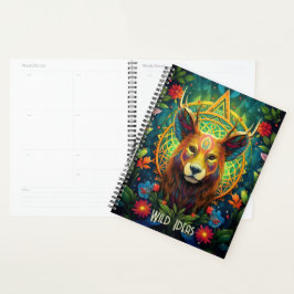 Creëer uw eigen bloemenpronghorn hert planner