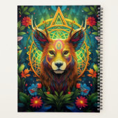 Creëer uw eigen bloemenpronghorn hert planner (Achterkant)