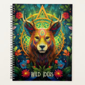 Creëer uw eigen bloemenpronghorn hert planner (Voorkant)