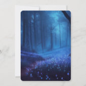 Creëer Uw eigen Blue Enchanted Forest Kaart (Achterkant)