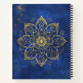 Creëer Uw eigen Blue & Gold Mandala Notitieboek (Achterkant)