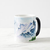 Creëer Uw eigen Blue Mountain Deer Magische Mok (Voorkant rechts)