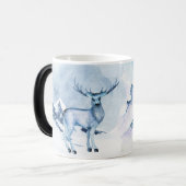 Creëer Uw eigen Blue Mountain Deer Magische Mok (Voorkant links)