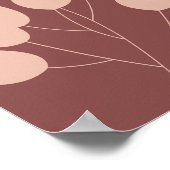 Creëer Uw eigen Boho Abstracte Motivatie Quote Poster (Hoek)