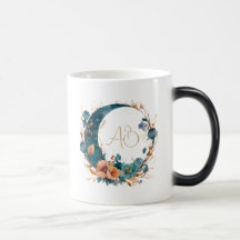 Creëer Uw eigen Boho Blauwgroen & Perzik Bloemenma