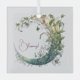 Creëer Uw eigen Boho Floral Moon Glas Ornament