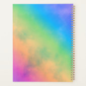 Creëer Uw eigen Boho Floral Moon Silhouet Planner (Achterkant)