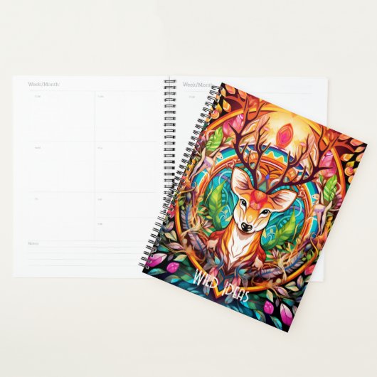 Creëer Uw eigen Boho Floral Stag Planner (Display)