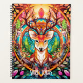 Creëer Uw eigen Boho Floral Stag Planner (Voorkant)