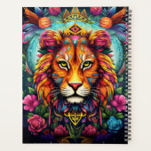 Creëer Uw eigen Boho King Lion Totem Dier Planner (Achterkant)