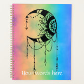 Creëer Uw eigen Boho Moon Silhouet Planner (Voorkant)
