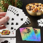 Creëer Uw eigen Boho Moon Silhouet Pokerkaarten (Insitu)