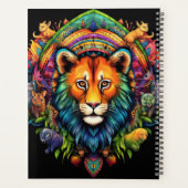 Creëer Uw eigen Boho Tribal Lion Oerwoud Planner (Achterkant)