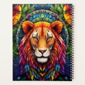 Creëer Uw eigen Boho Tribal Lion Totem Dier Planner (Achterkant)