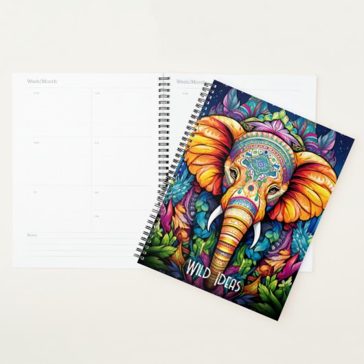 Creëer Uw eigen Boho Tribal Olifant Planner (Display)