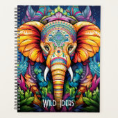 Creëer Uw eigen Boho Tribal Olifant Planner (Voorkant)