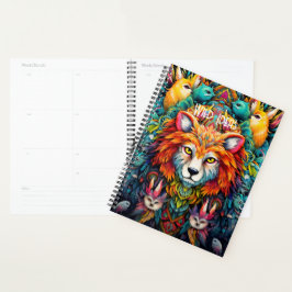 Creëer Uw eigen Boho Tribal Wolf Planner