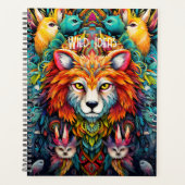 Creëer Uw eigen Boho Tribal Wolf Planner (Voorkant)