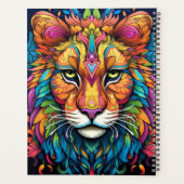 Creëer Uw Eigen Boho Wild Cat Totem Dier Planner (Achterkant)