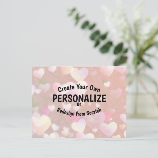 Creëer Uw eigen Briefkaart (Staand voorkant)