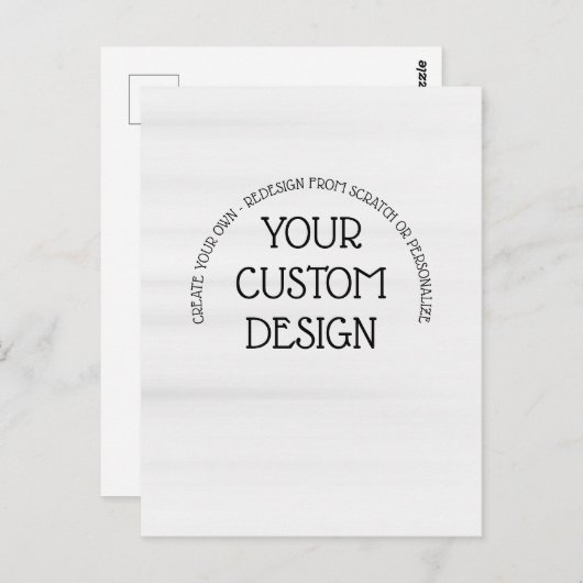 Creëer Uw eigen Briefkaart (Voorkant / Achterkant)