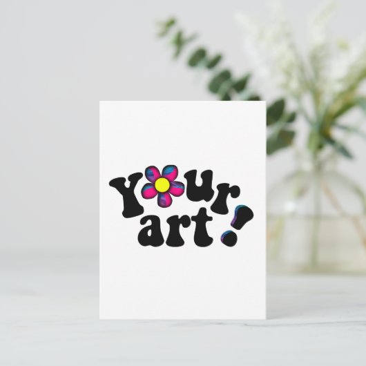 Creëer uw eigen briefkaart (Staand voorkant)