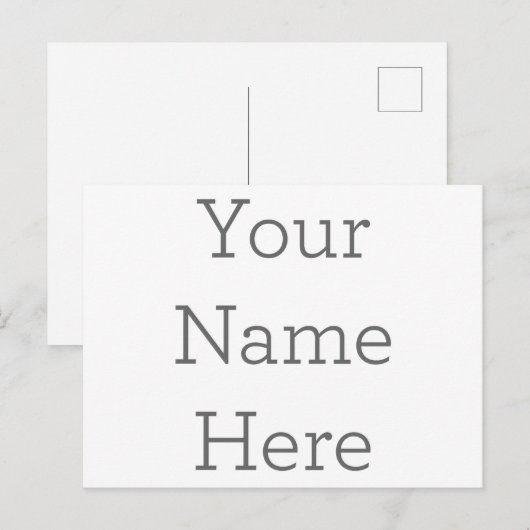 Briefkaart, Maat: Standaard Briefkaart, Papier: Signature Mat, Enveloppen: Geen (Voorkant / Achterkant)