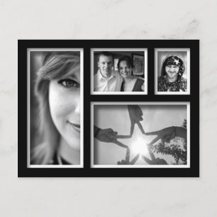 Creëer-Uw-Eigen Briefkaart van de Foto Collage