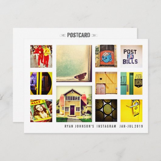 Creëer Uw eigen Briefkaart voor het verzamelen van (Voorkant / Achterkant)