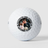 Creëer uw eigen bruiloft foto gunst golfballen (Voorkant)