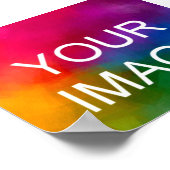 Creëer Uw Eigen Bruiloft Jubileum Evenement Foto Poster (Hoek)