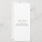 Creëer Uw eigen bruiloft nodigt 4 x 9,25 inch uit Kaart (Voorkant)