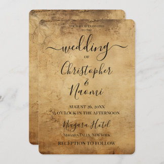 Creëer Uw eigen bruin sepia  rustiek papier Kaart