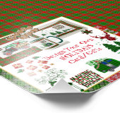 Creëer uw eigen BUFFALO-FEESTDAGEN Kaarten/cadeaut Foto Afdruk (Hoek)